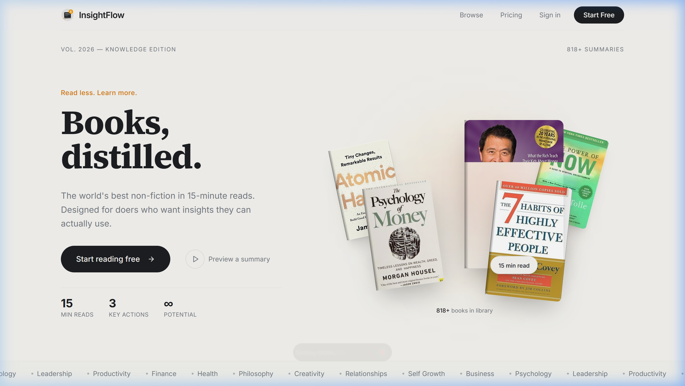 InsightFlow app screenshot